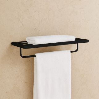 Полка для полотенец Knotlor  TR102BL, черный